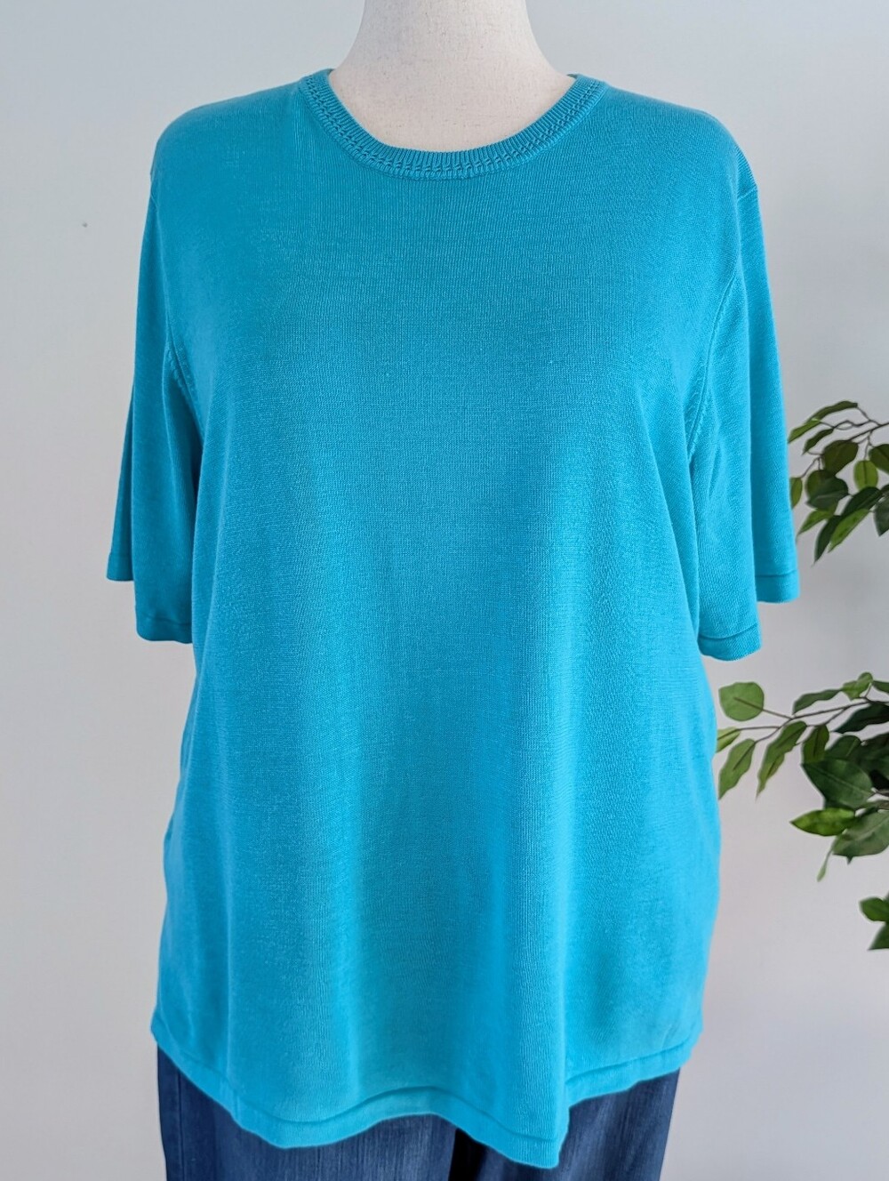 CITY SILK | Silk Cotton Tee Shirt Top3X